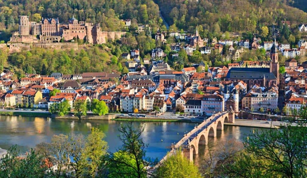 Die steinerne Brücke von Heidelberg
