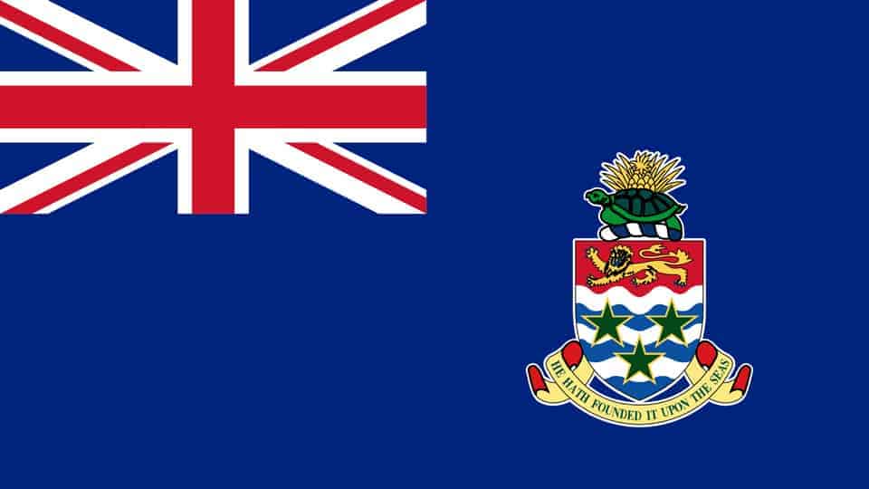 Die Flagge der Cayman Islands