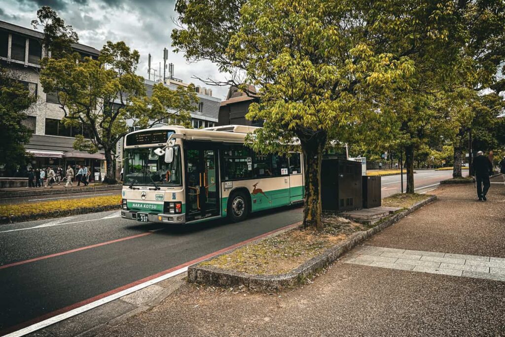 Bus in Nara Japan